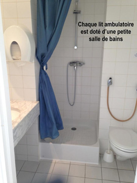 Douche ambulatoire