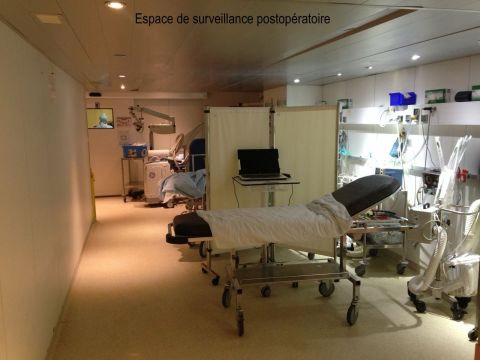 Espace de surveillance postop&eacute;ratoire